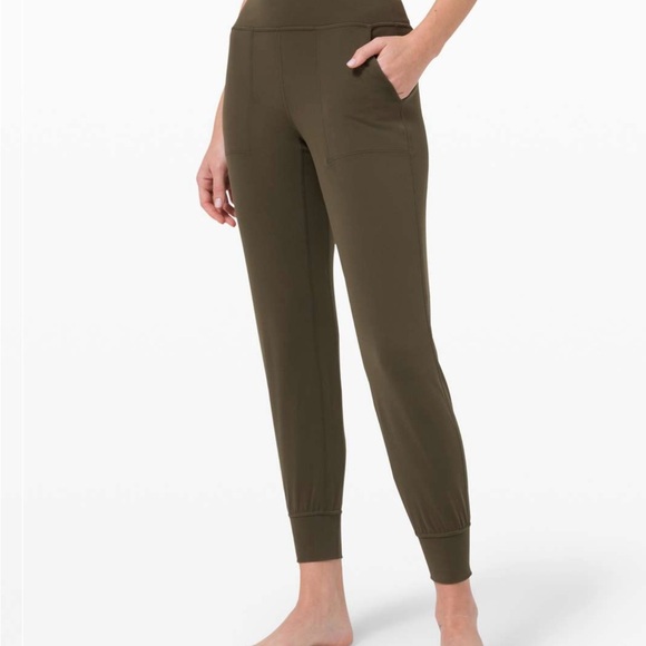 lululemon athletica Pants - Lululemon Dark Olive Align Jogger Pants